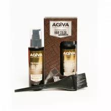 AGIVA Haj és Szakáll-festék féltartós Barna 125 ml