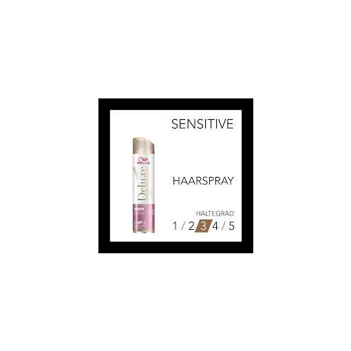 Wella Deluxe hajlakk  Sensitve erős tartás 250 ml