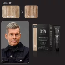 American Crew Precision Blend hajszínező 7-8 világos 3 x 40 ml