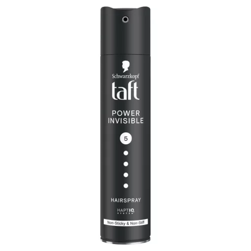 Taft hajlakk fekete POWER INVISIBLE -5- strong  250ml
