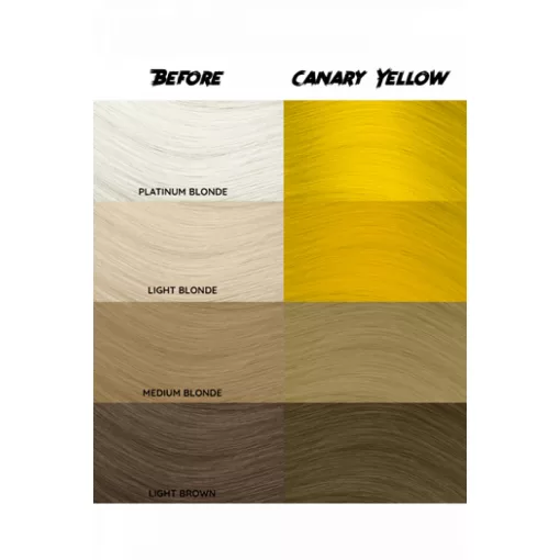 CRAZY COLOR Hajszínező krém Canary Yellow No.49 100 ml