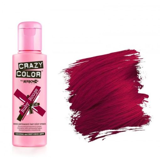 CRAZY COLOR Hajszínező krém Ruby Rouge No.66 UV 100 ml