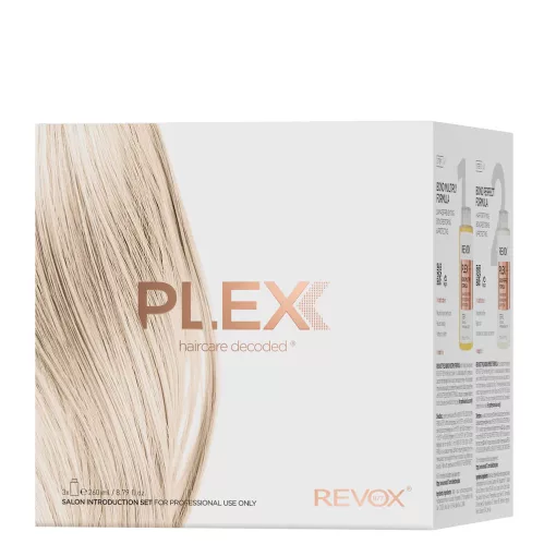 REVOX PLEX Professzionális Hajújraépítő szett 1.-2. lépés 3x260 ml