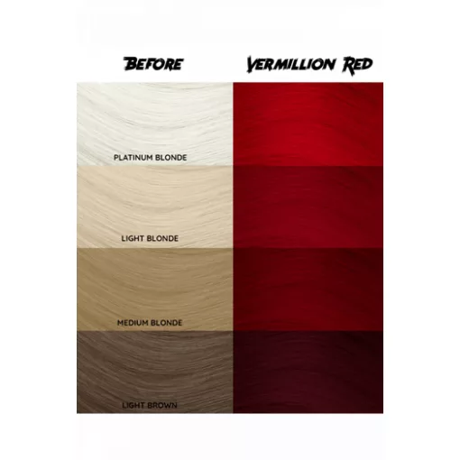 CRAZY COLOR Hajszínező krém Vermilion Red No.40 100 ml