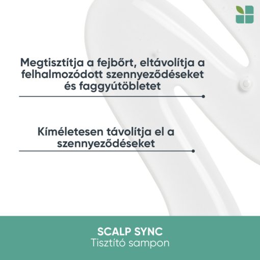 Matrix Biolage  Scalp Sync Clarifying tisztító sampon zsíros fejbőrre 1000 ml