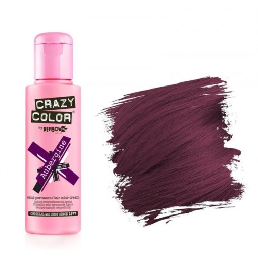 CRAZY COLOR Hajszínező krém Aubergine No.50 100 ml