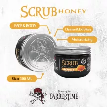 BARBERTIME Scurb Honey mézes bőrradír 300 ml