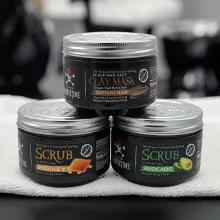 BARBERTIME Arc és fejbőr agyag maszk 300 ml