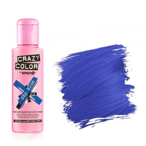 CRAZY COLOR Hajszínező krém Sky Blue No.59 100 ml