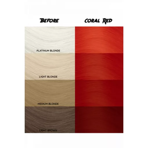 CRAZY COLOR Hajszínező krém Coral Red No.57 100 ml