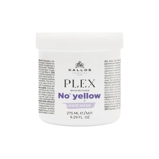 Kallos Plex Bond Builder No Yellow Hajpakolás 275 ml
