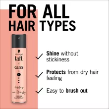 Taft hajlakk  GLISS Style and Repair -4- strong  250ml