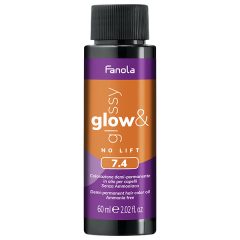 Fanola Glow & Glossy 7.4 hajszínező 60 ml