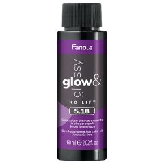Fanola Glow & Glossy 5.18 hajszínező 60 ml