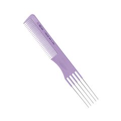 Fésű  EuroStil villás,fém,váltott fogú 1469/99 színes