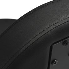 Fodrász - kozmetikus munkaszék  háttámlával D026 fekete