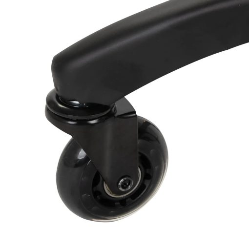 Fodrász - kozmetikus munkaszék  háttámlával D026 fekete