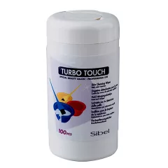 Hajfesték eltávolító kendő Turbo Touch Sibel 100 db 