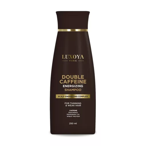 LUXOYA KDUPLA KOFFEINES ENERGIZÁLÓ HAJNÖVEKEDÉST TÁMOGATÓ SAMPON - RITKULÓ ÉS GYENGE HAJRA - 250ml
