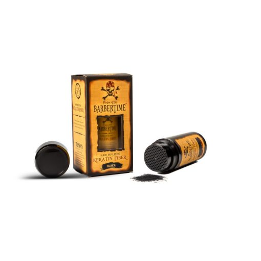 BARBERTIME Keratin Fiber Hajépítő Rost Fekete 21 g