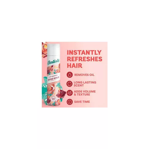 Batiste száraz sampon spray Rose Gold 200ml