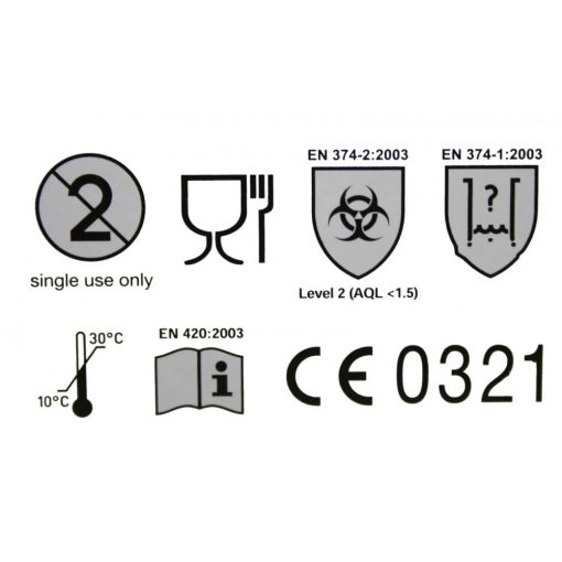 Gumikesztyű SemperGuard Nitril -L- lila 200db