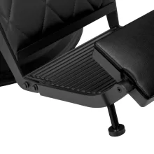 Barber szék Hair System BM88066 fekete - fekete