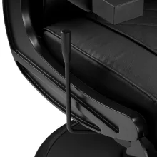Barber szék Hair System BM88066 fekete - fekete