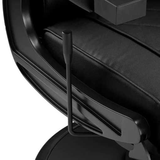 Barber szék Hair System BM88066 fekete - fekete
