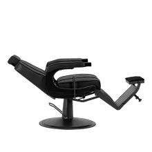 Barber szék Hair System BM88066 fekete - fekete