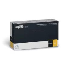 Gumikesztyű easyCARE Nitril -M- 100db Fekete