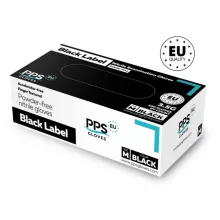 Gumikesztyű PPS Nitril -XS- 100db Fekete