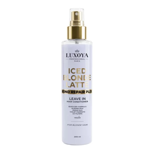 LUXOYA  Iced Blonde Latte - multifunkcionális hajban maradó hajápoló szőkített hajra 200 ml
