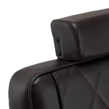 Barber szék Hair System BM88066 barna - fekete talp