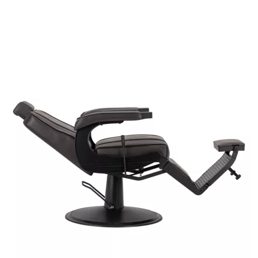 Barber szék Hair System BM88066 barna - fekete talp