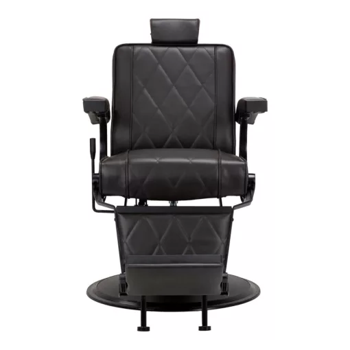 Barber szék Hair System BM88066 barna - fekete talp