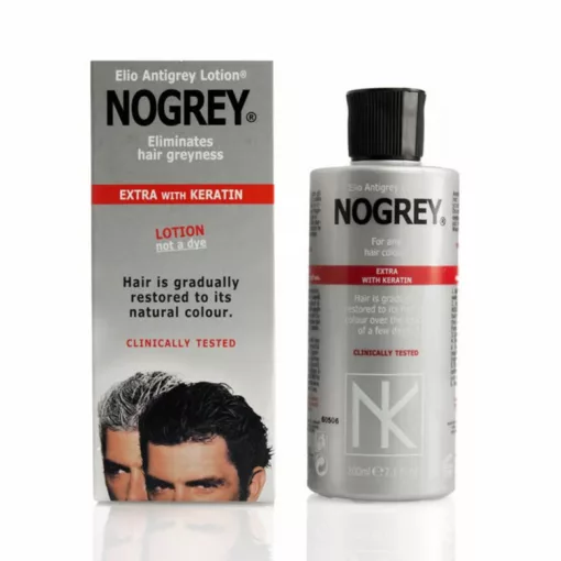 Nogrey őszülést elfedő folyadék Extra Keratin 200 ml.