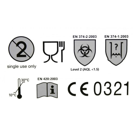 Gumikesztyű Vileda Nitril -M-100db 