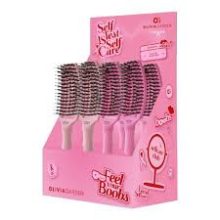 Olivia Garden Finger Brush Bubble Pink kefe M