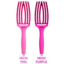 Olivia Garden Finger Brush Neon Pink kefe M