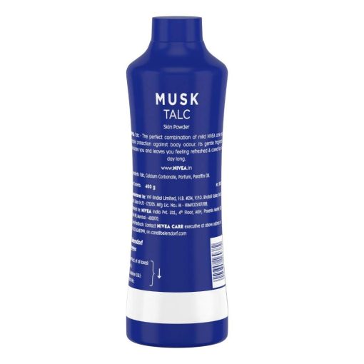 Hintőpor NIVEA Musk Talc 400 g