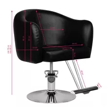 Hair System fodrász szék HS05 fekete