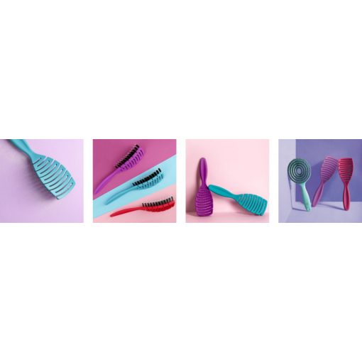 ilū My Happy Color Detangling Vent hajkefe, Rózsa