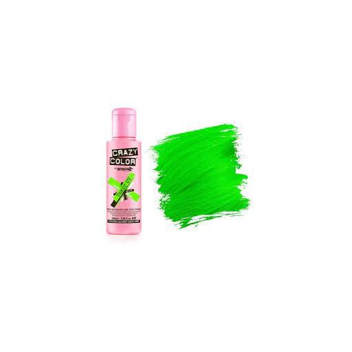 CRAZY COLOR Hajszínező krém Toxic Neon Green No.79 UV 100 ml