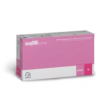 Gumikesztyű easyCARE -S- 100 db Rózsaszín Nitril