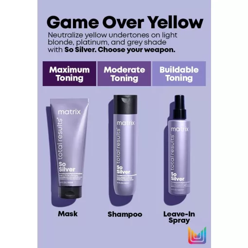 Matrix Total Result SoSilver all-in-one tonizáló spray 200 ml