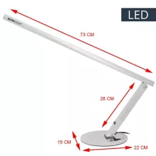 Műkörmös, manikűrös asztali LED lámpa Alu