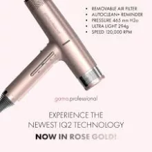 GA.MA IQ 2 hajszárító RoseGold ÚJ!