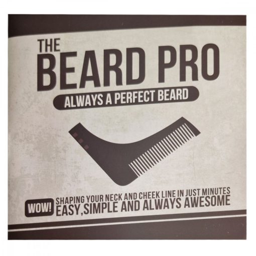 Szakállfésű sablon műanyag C222