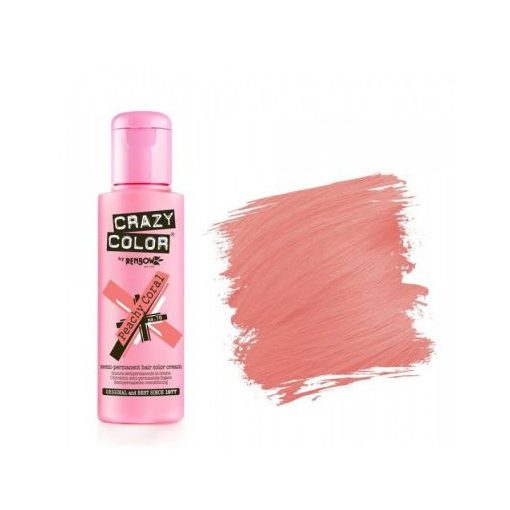 CRAZY COLOR Hajszínező krém Peachy Coral No.70 100 ml